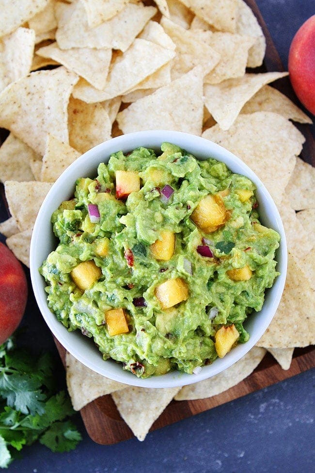 Peach Guacamole