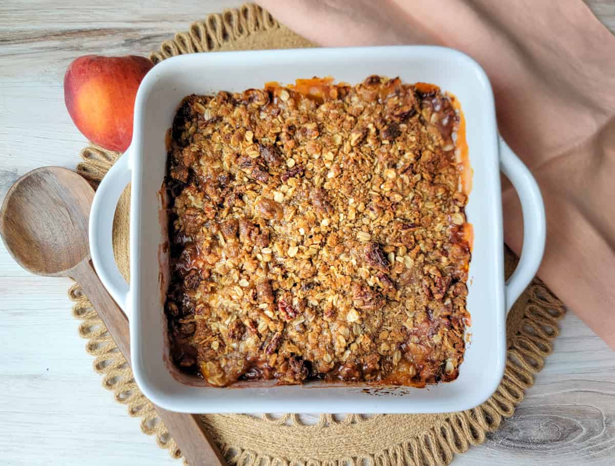Peach Pecan Crisp