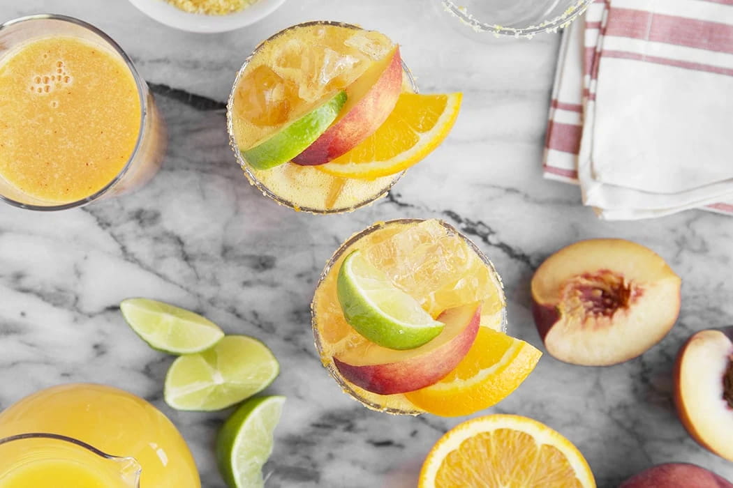 Peach and Orange Paloma