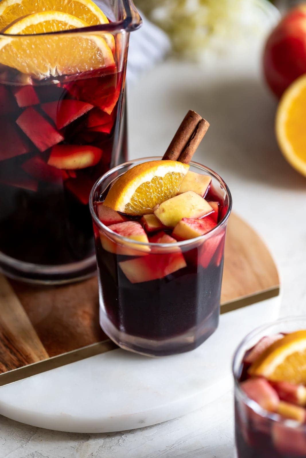Pear and Apple Fall Sangria