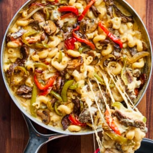 Philly Cheese Steak Pasta Recipe (1)