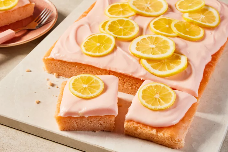 Pink Lemonade Sheet Cake