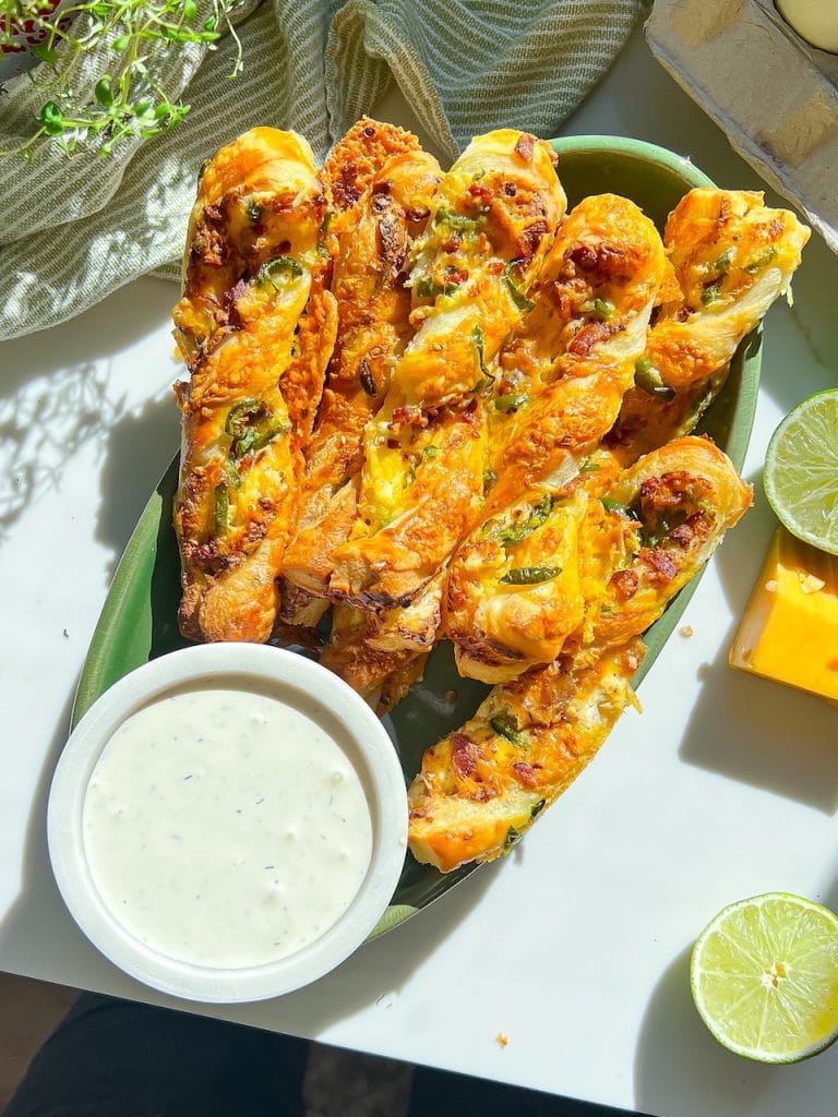 Puff Pastry Jalapeno Poppers