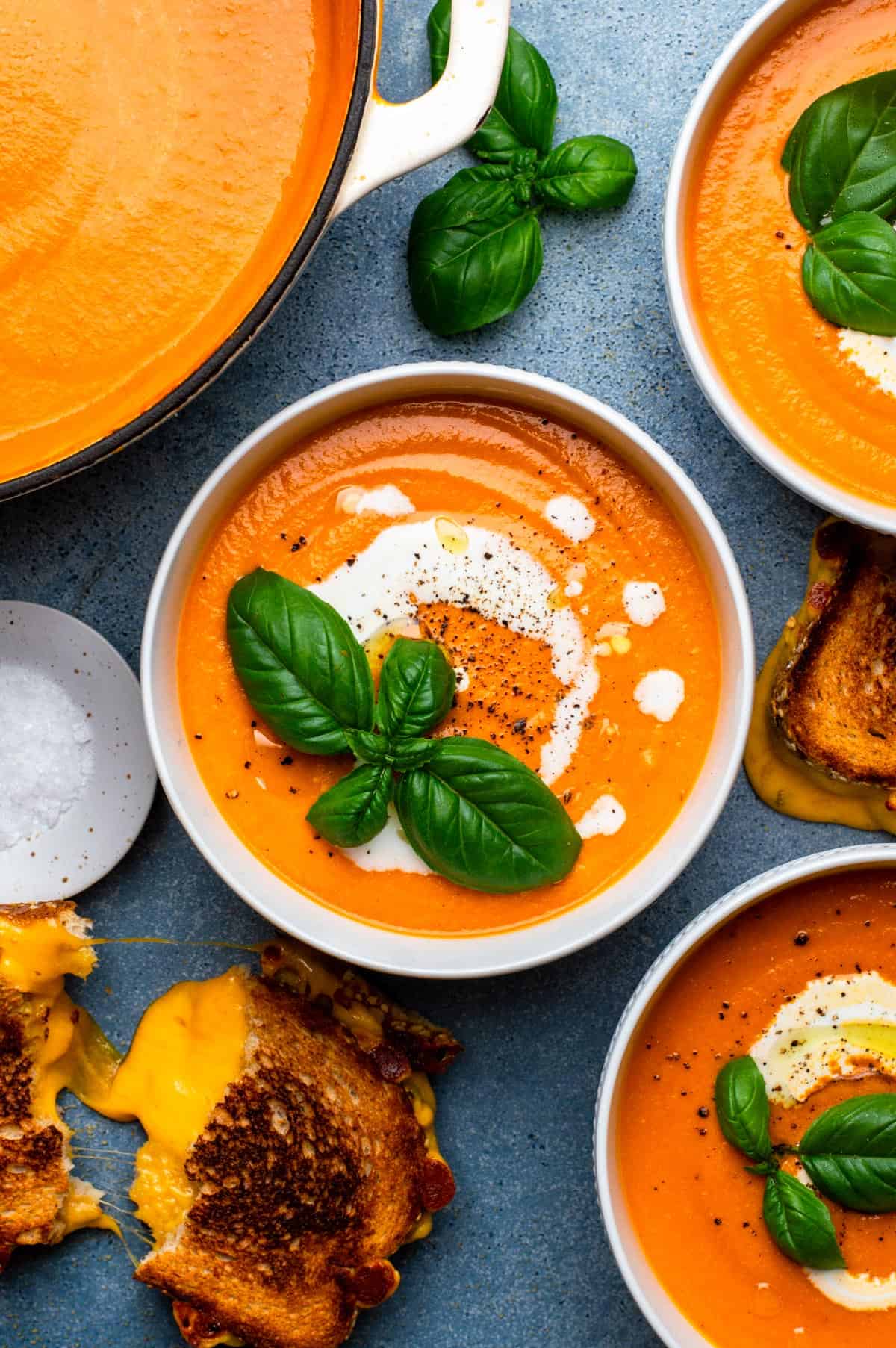 Pumpkin and tomato soup