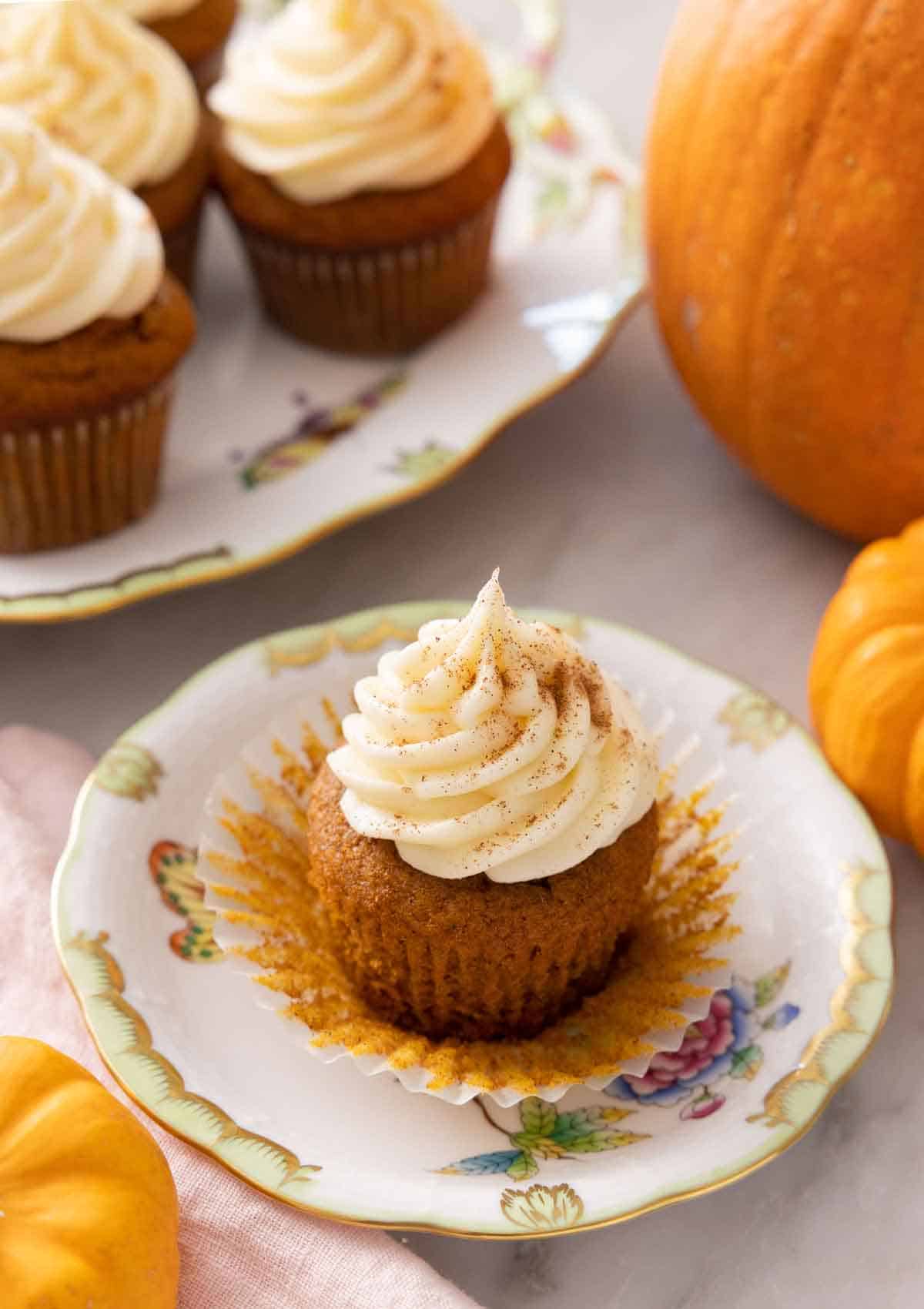 Pumpkin cupcakes