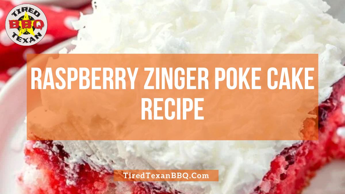 Raspberry Zinger Poke Cake