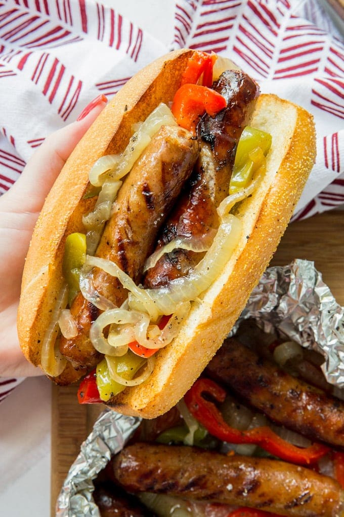 Sausage & Peppers Foil Pack