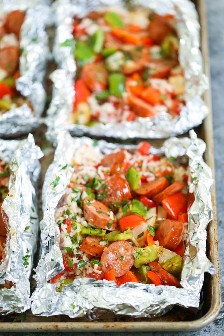 Sausage & Peppers Foil Pack