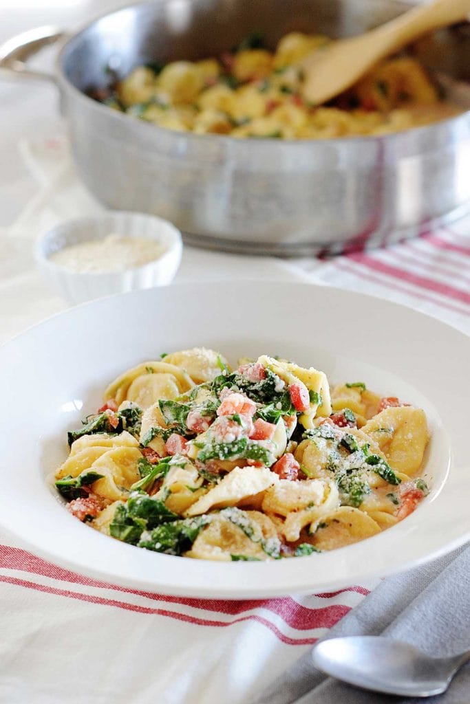 Spinach Tortellini Skillet Recipe (2)
