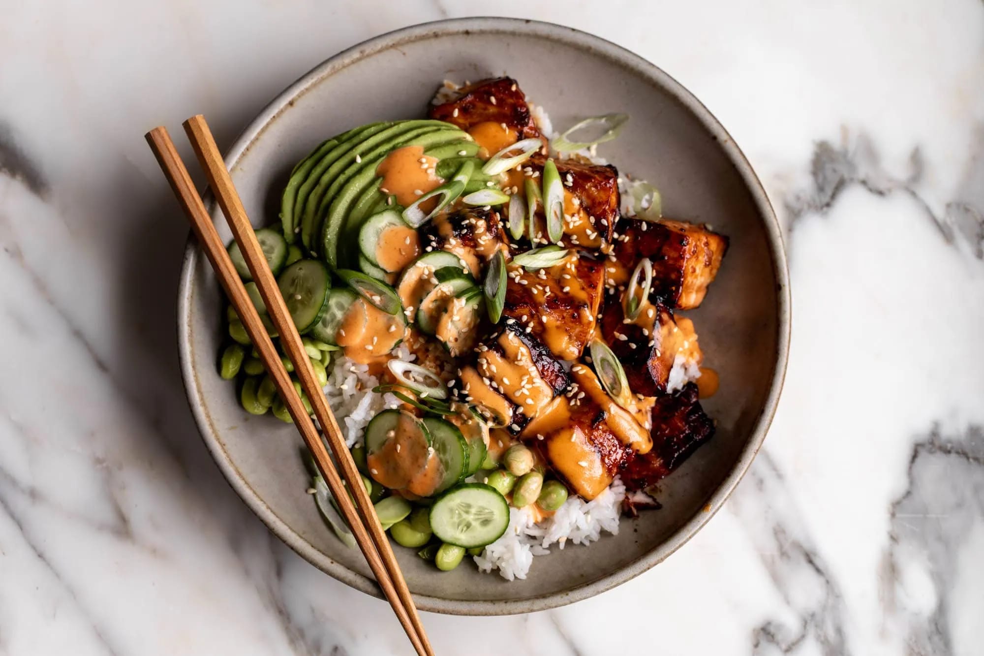 Teriyaki Salmon Bowl Recipe (2)