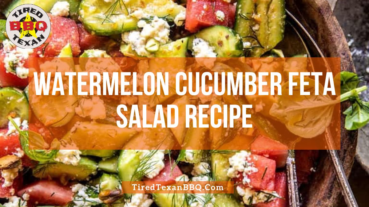 Watermelon Cucumber Feta Salad Recipe