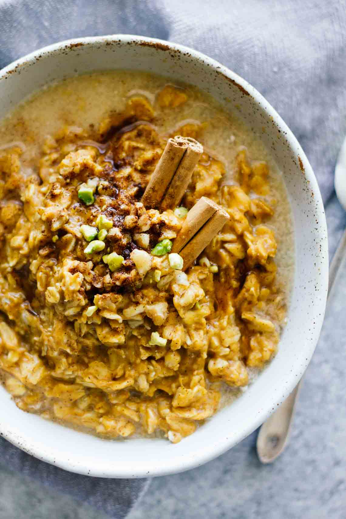 10 Minute Pumpkin Oatmeal