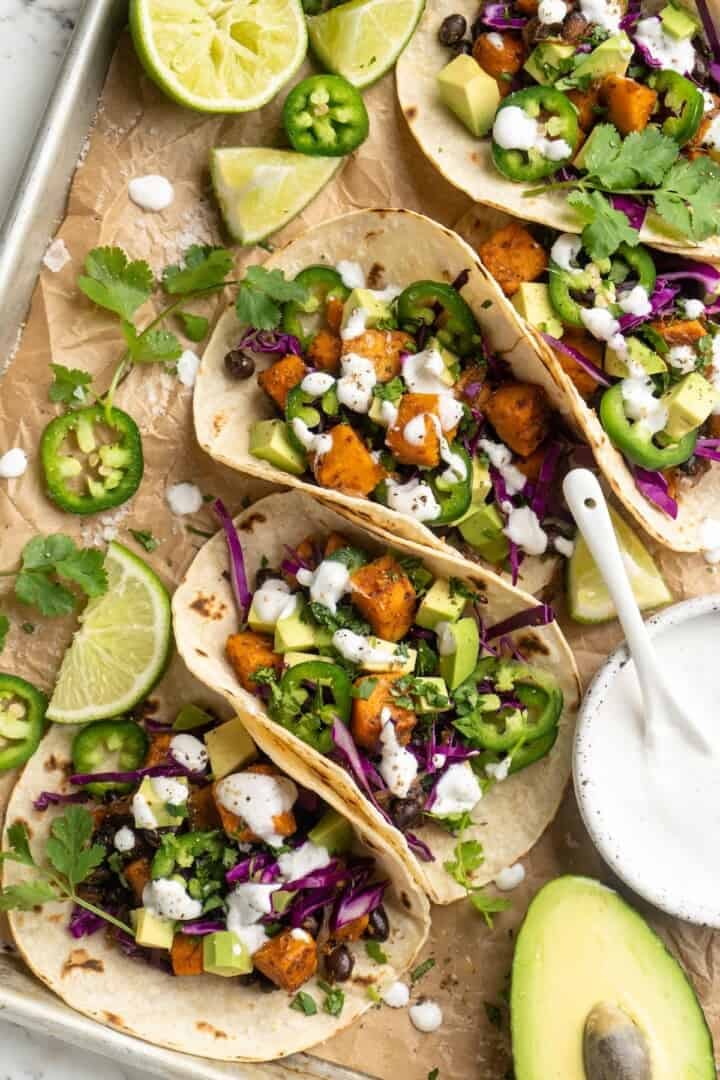 Black Bean Sweet Potato Taco Skillet Recipe (1)