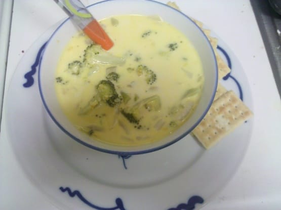 Broccoli, Cheese & Quinoa Soup