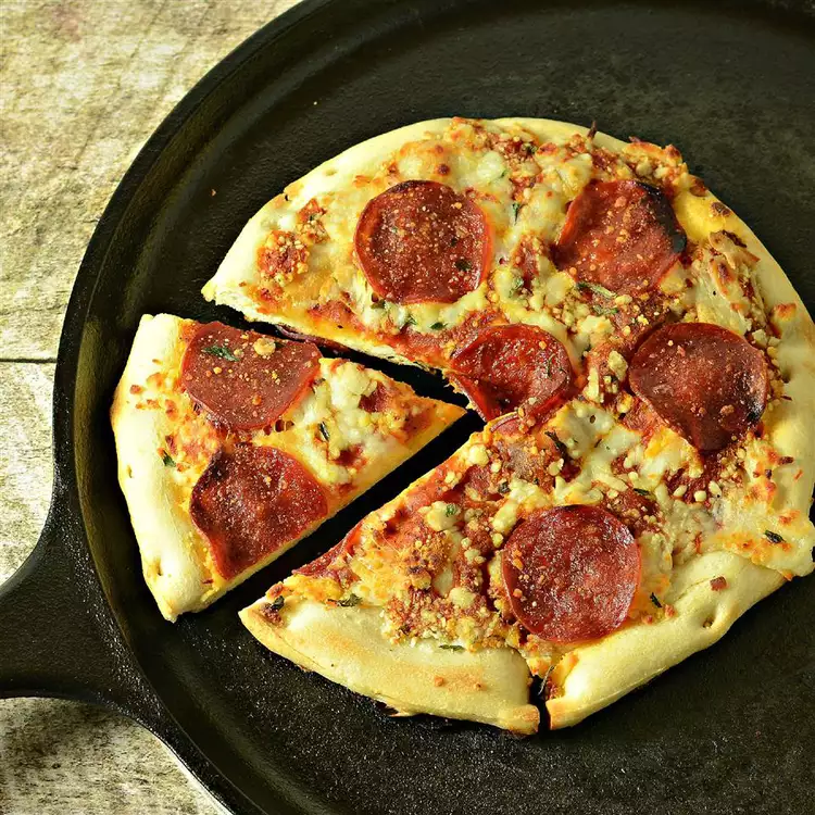 Campfire Pizza with Pepperoni
