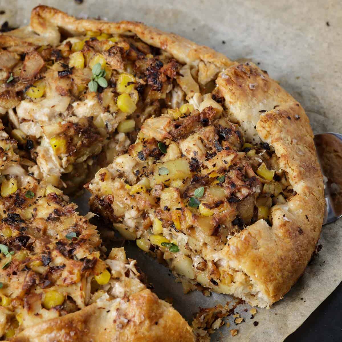 Chicken Potpie Galette