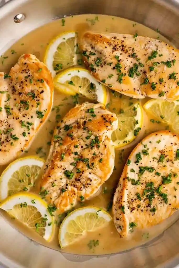 Chicken With Lemon Butter Sauce Recipe (1)