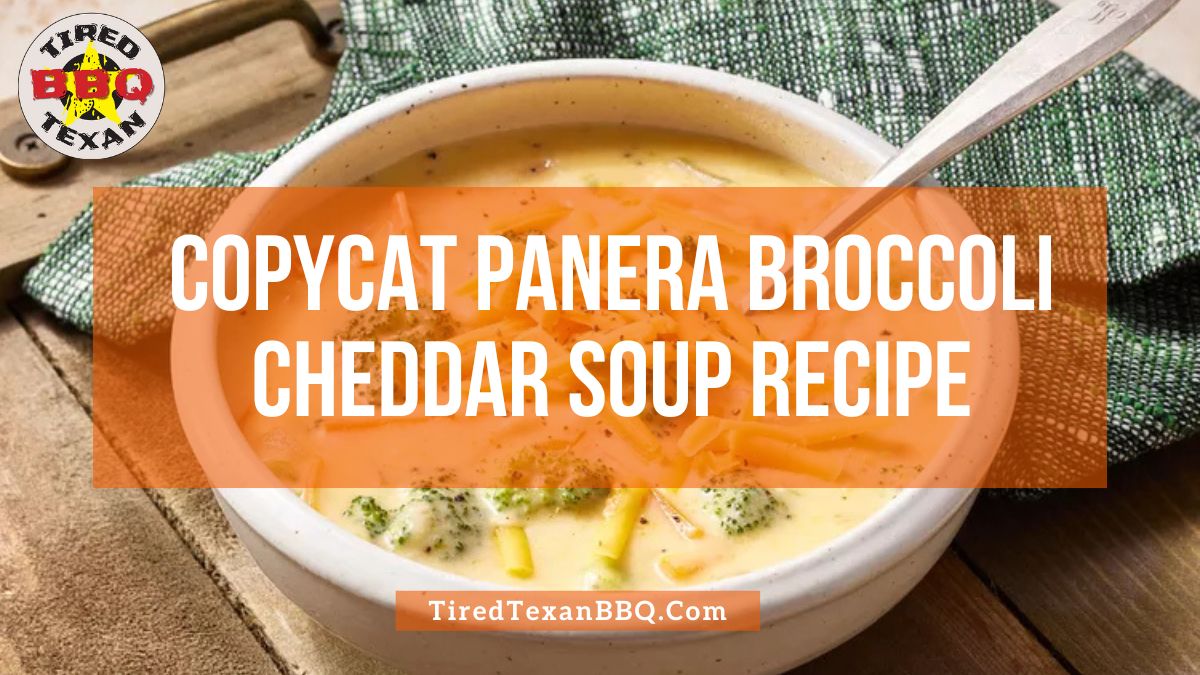 Copycat Panera Broccoli Cheddar Soup Recipe
