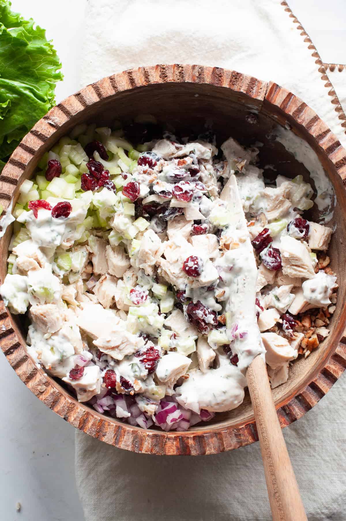 Cranberry Pecan Chicken Salad