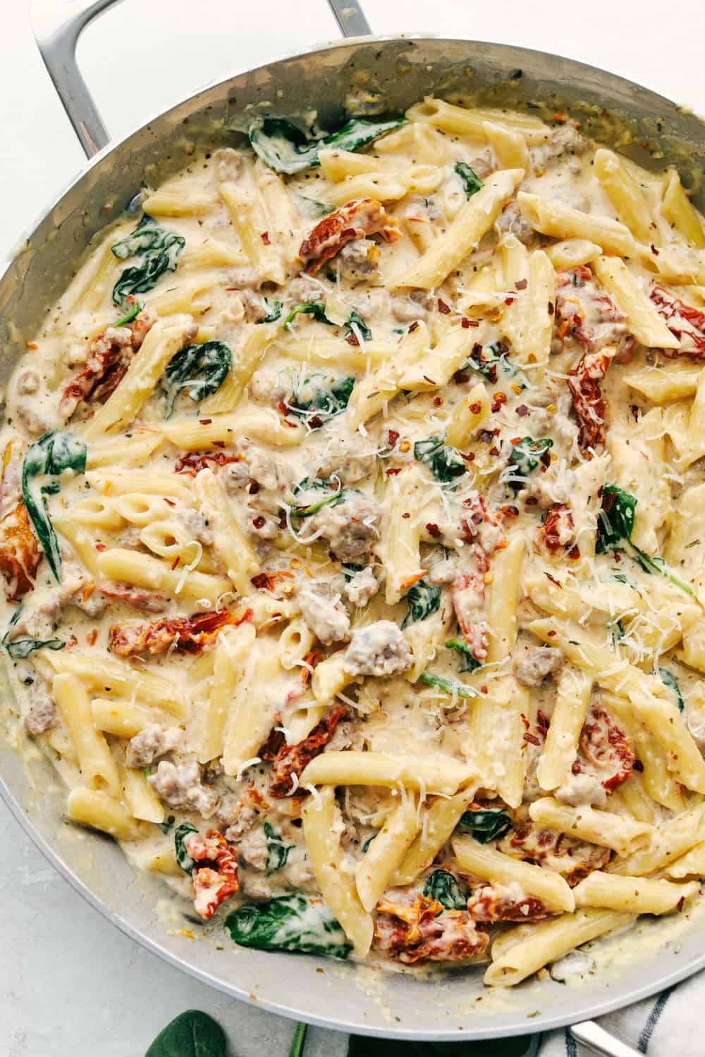 Creamy Sausage Penne Recipe (2)