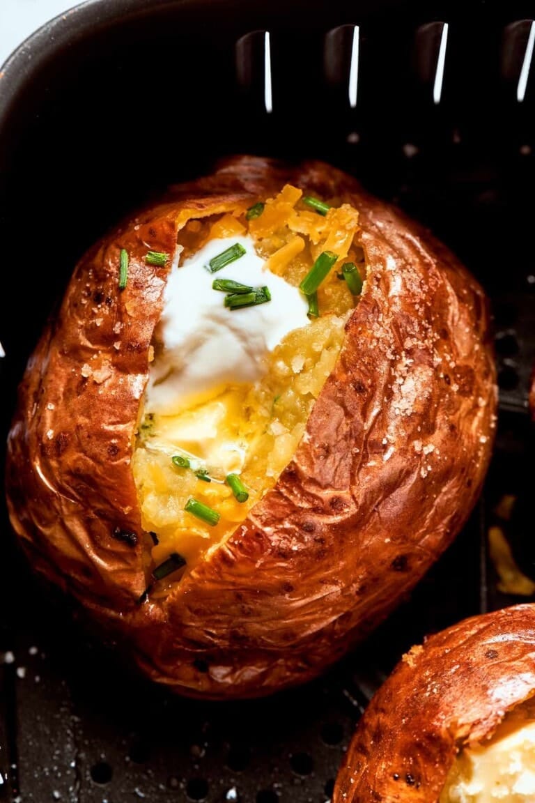 Crispy Air Fryer Baked Potato Recipe (2)