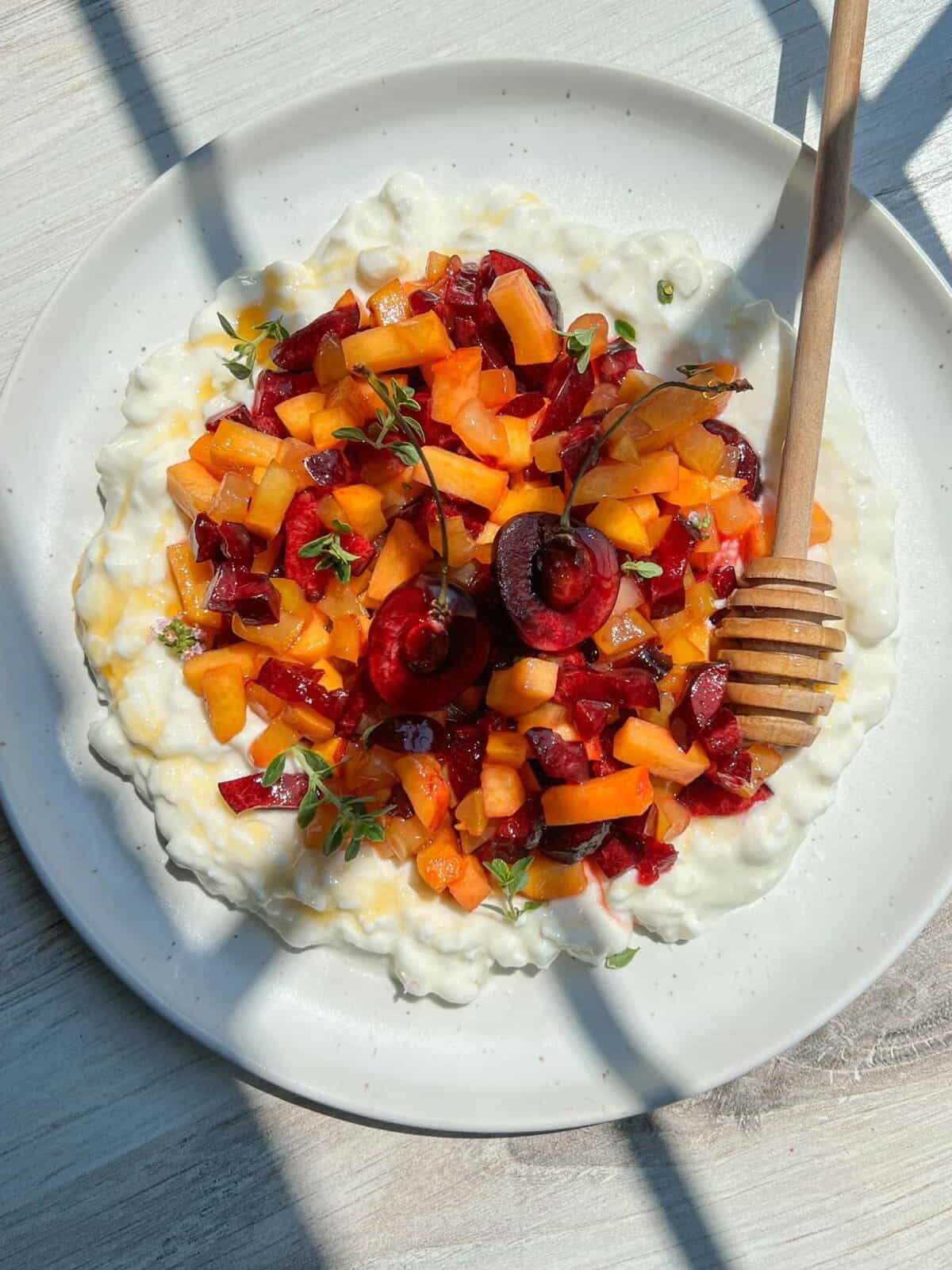 Fruit Salad with Cheese