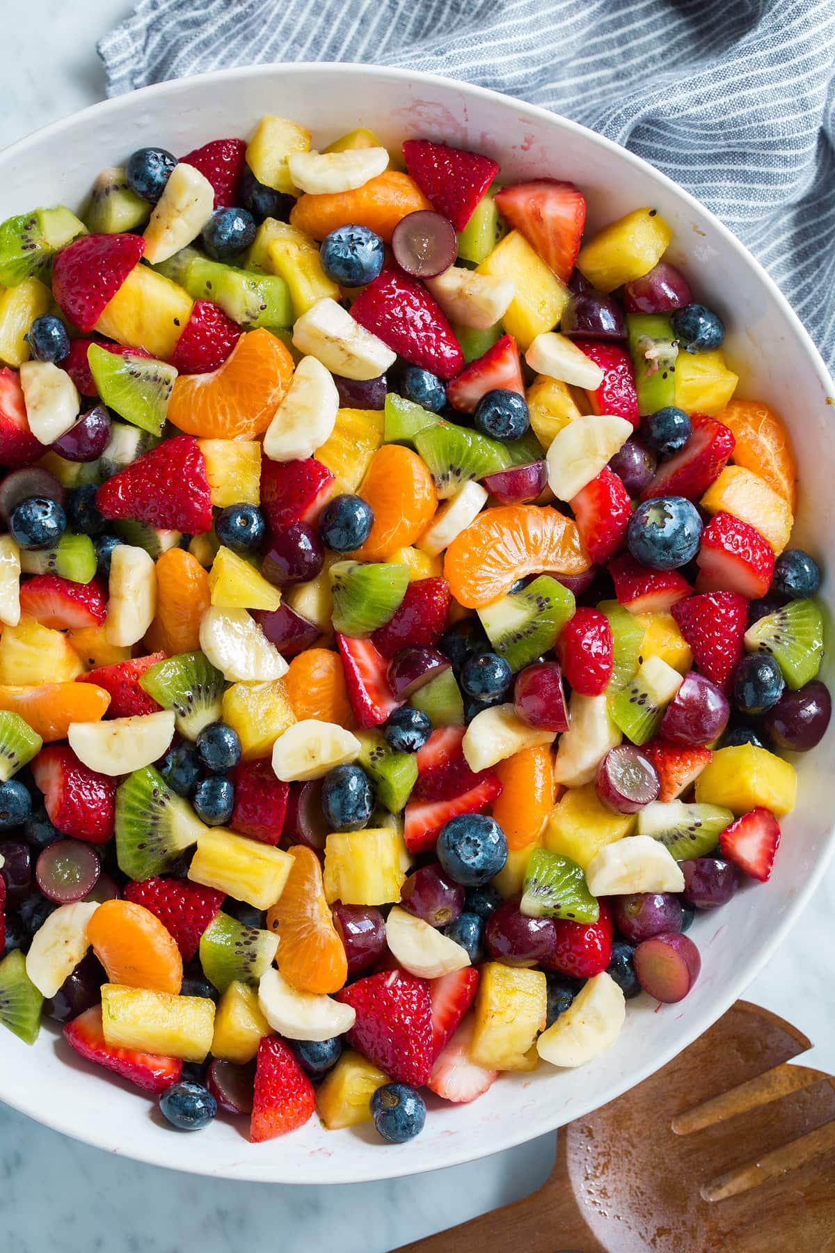 Fruit Salad with Honey Lime Dressing