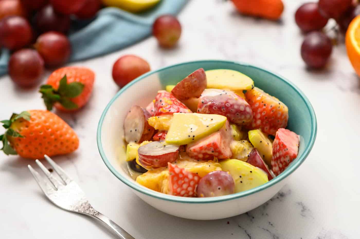 Fruit Salad with Poppy Seed Dressing
