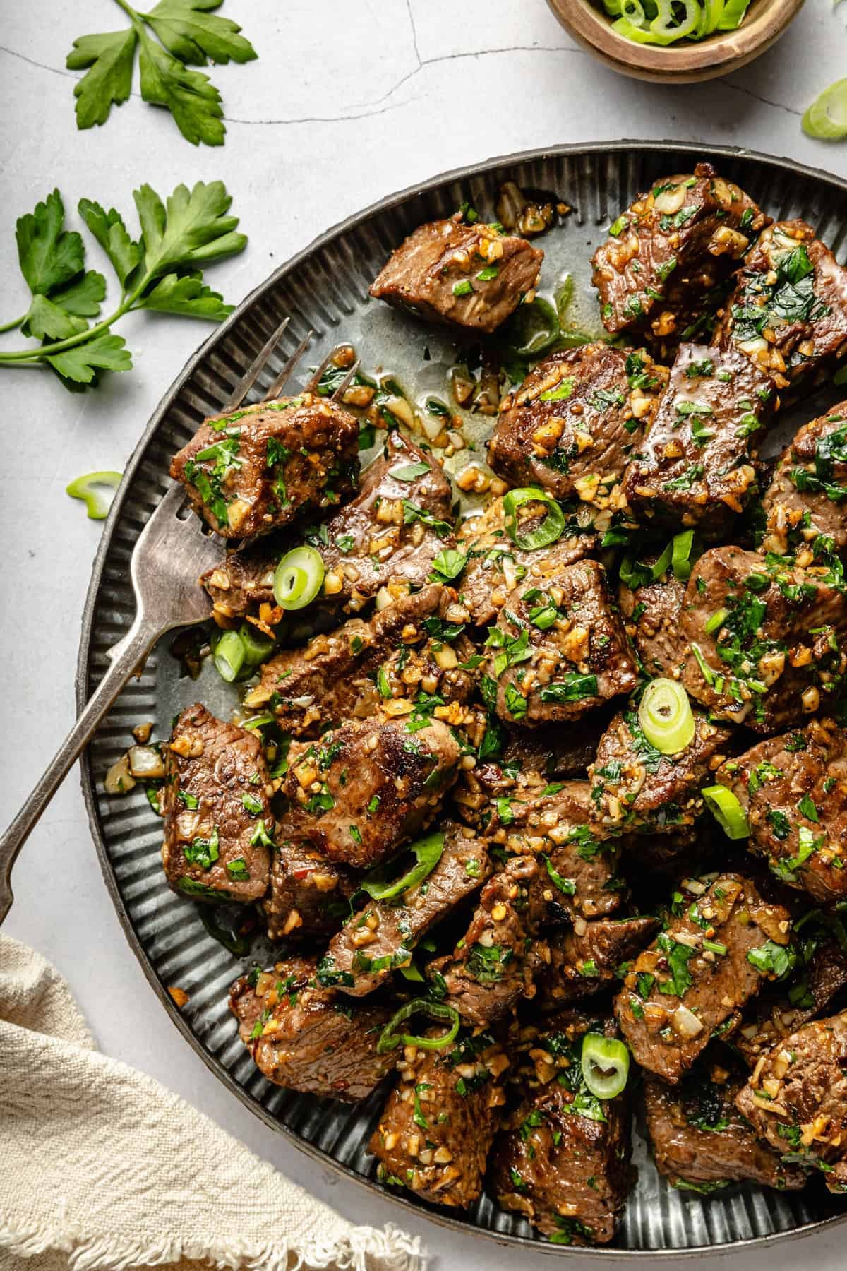 Garlic Butter Steak Bites Recipe (4)