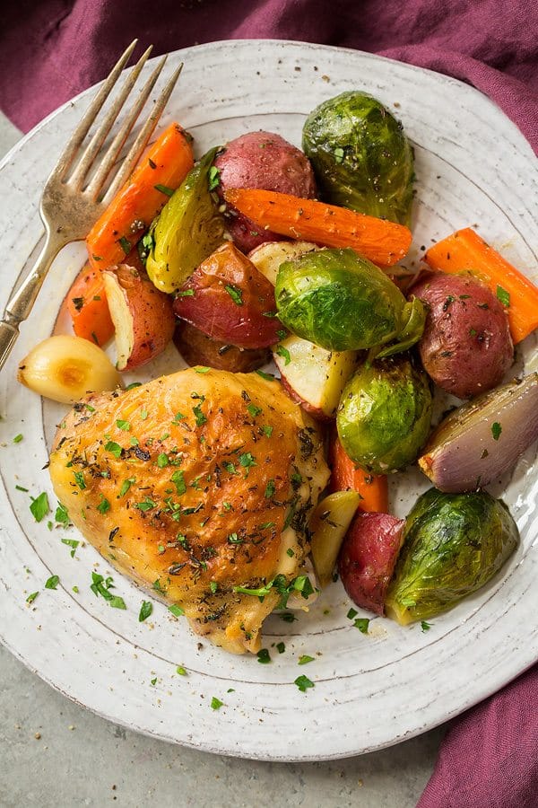 Herb Roasted Chicken with Root Vegetables