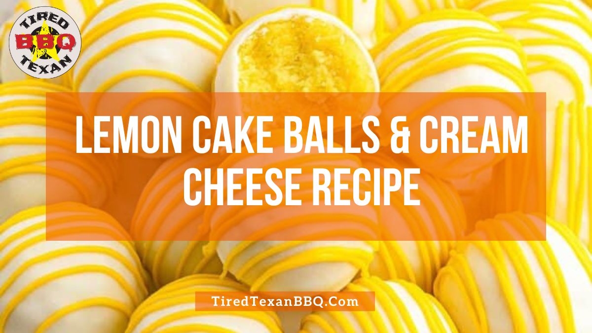 Lemon Cake Balls & Cream Cheese Recipe
