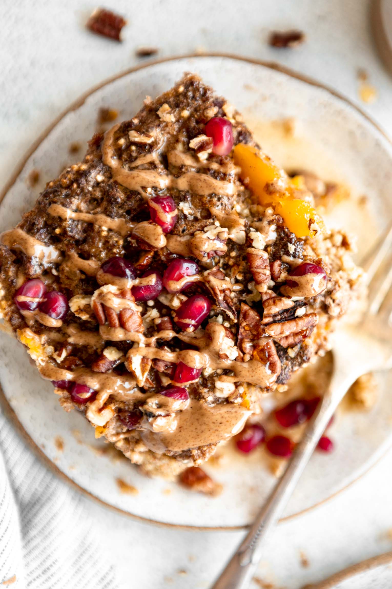 Maple Butternut Squash Quinoa Breakfast Bake