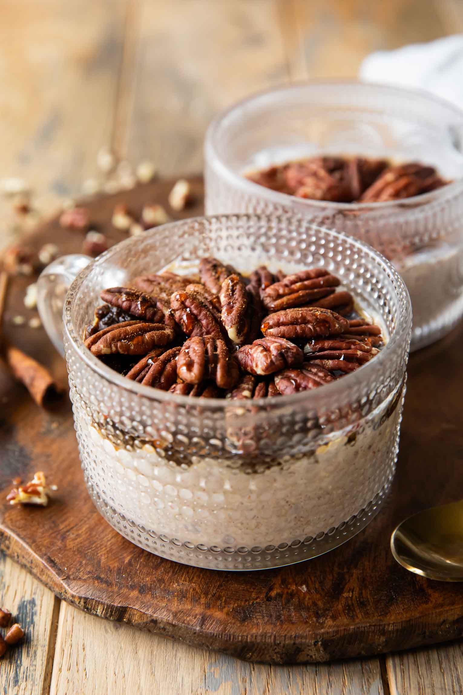 Maple Cinnamon Pecan Overnight Oats