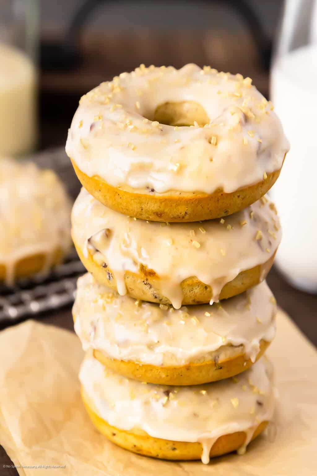 Maple Pecan Doughnuts