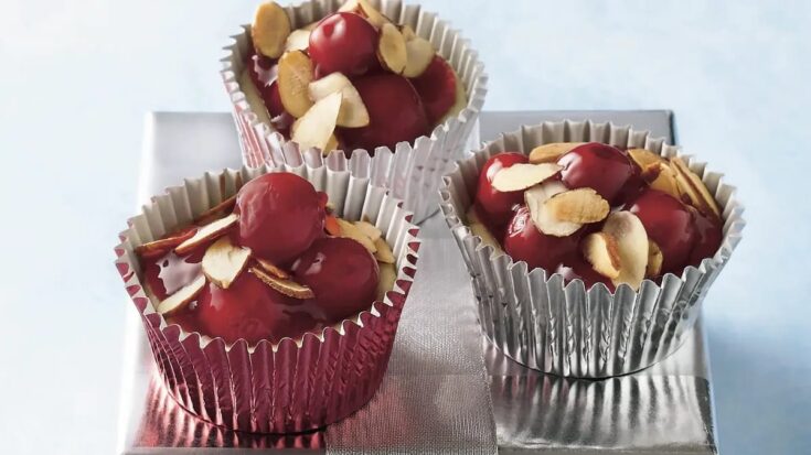 Mini Cheesecakes & Cherries Recipe (1)