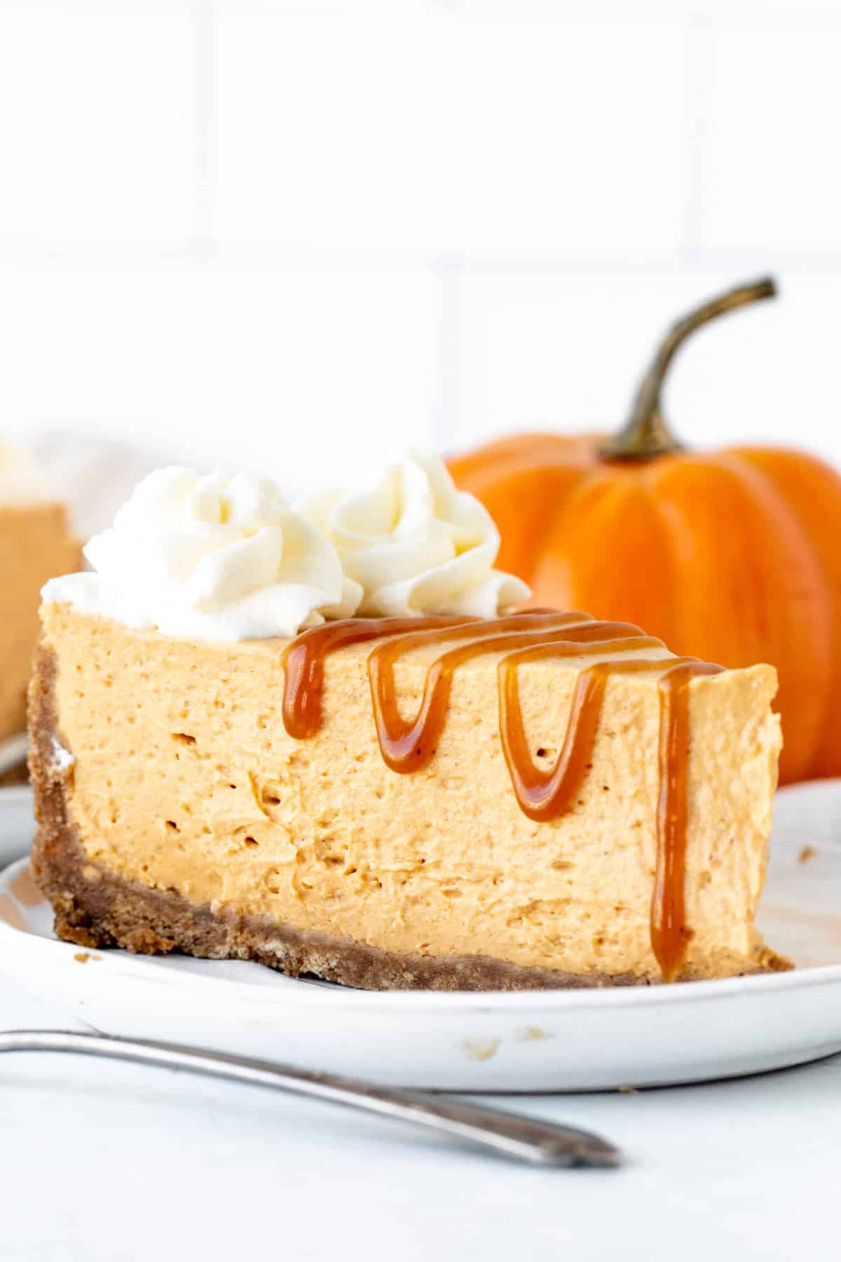 No Bake Pumpkin Cheesecake