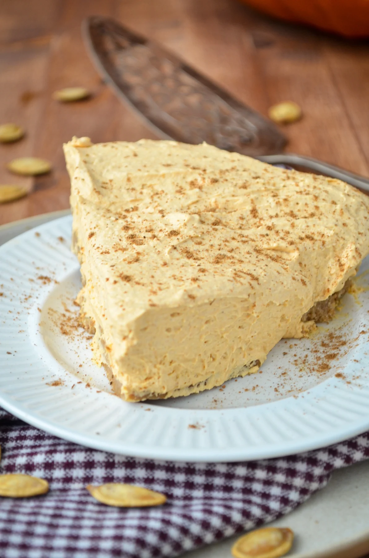 No Bake Pumpkin Fluff Pie