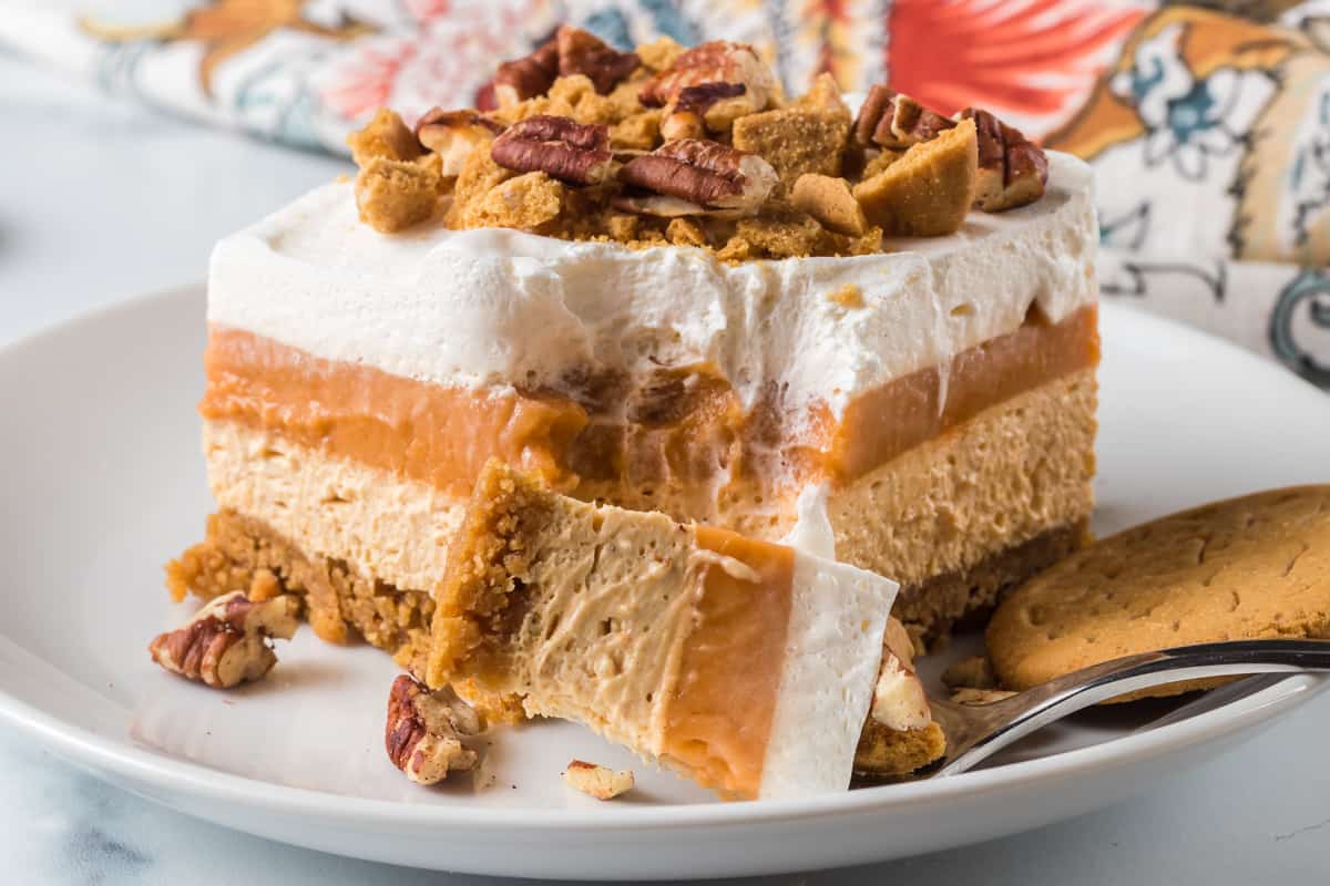 No Bake Pumpkin Lush
