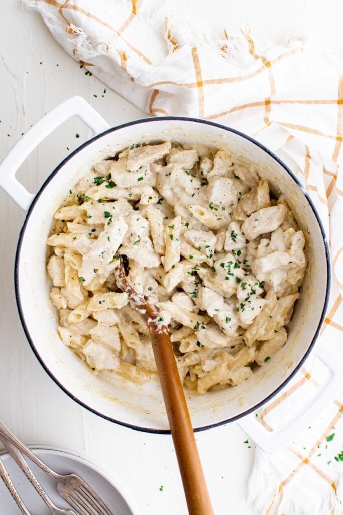 One Pot Chicken Alfredo Recipe (3)