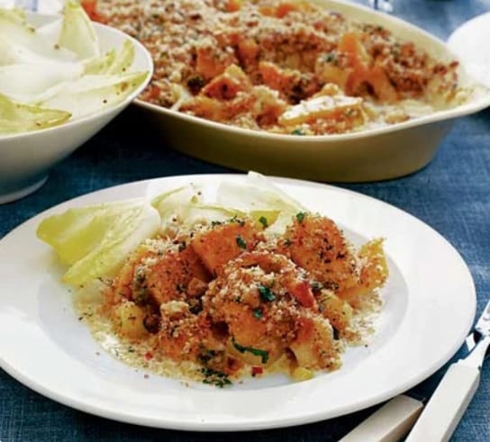 Potato and Pumpkin Gratin