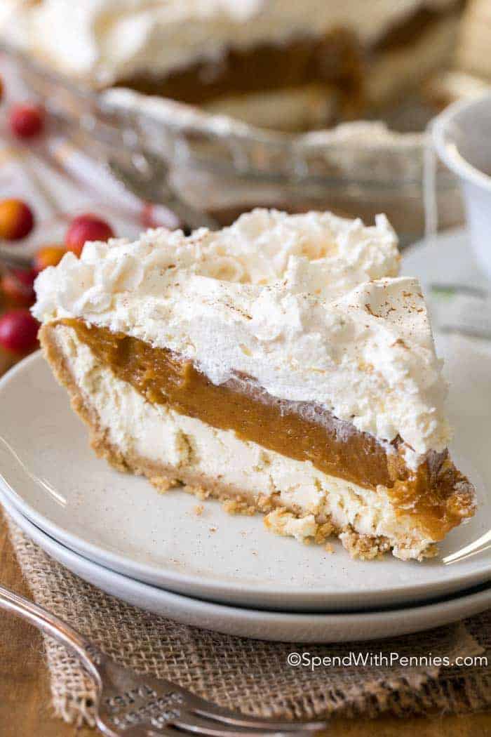 Pumpkin Pie No Bake Cheesecake