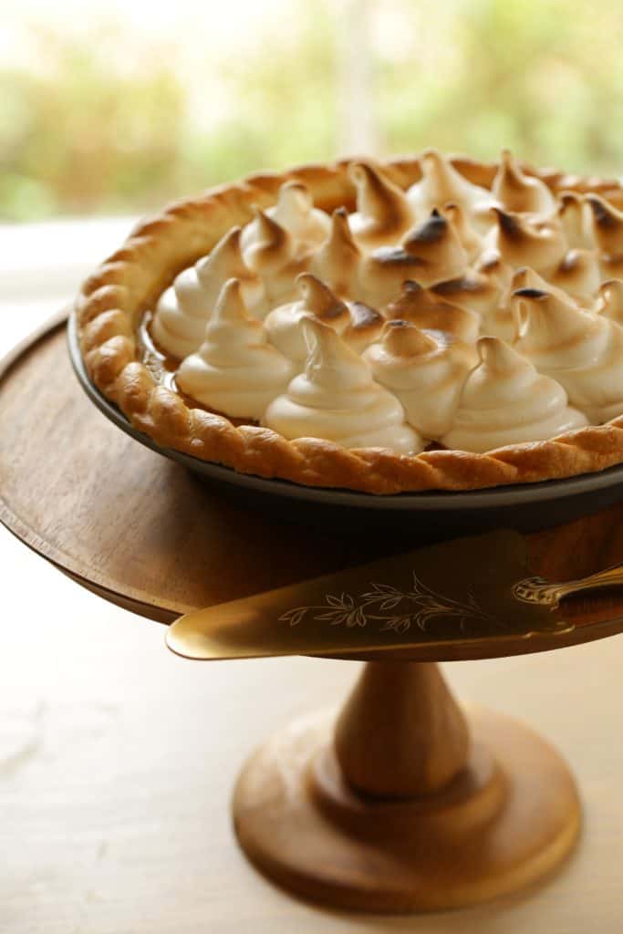 Pumpkin Pie with Marshmallow Topping