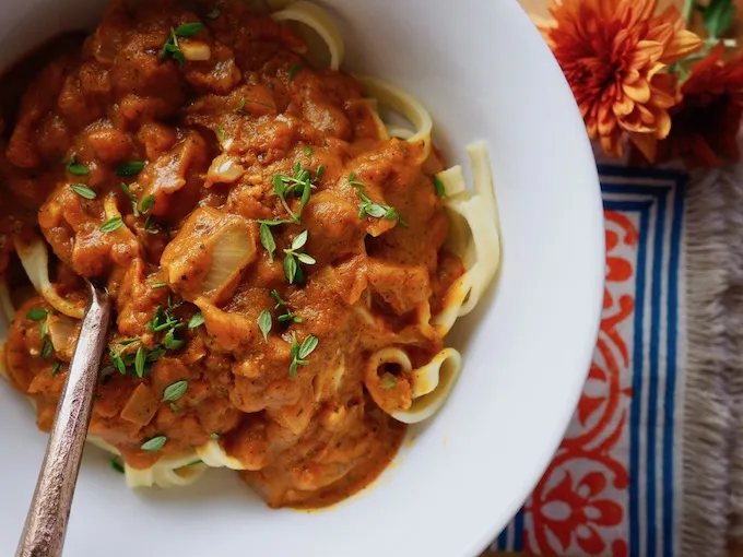 Savory Pumpkin Pasta Sauce