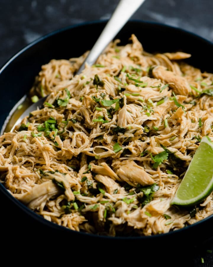 Slow Cooker Lime Cilantro Chicken (4)