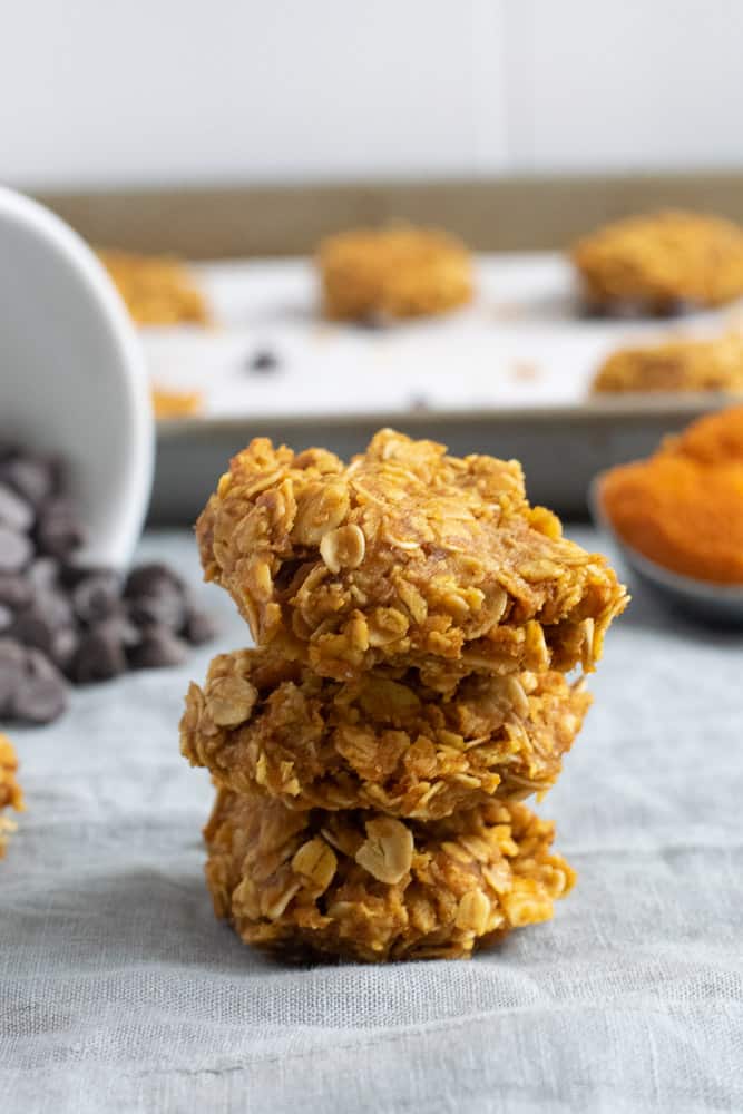 Vegan No Bake Pumpkin Cookies