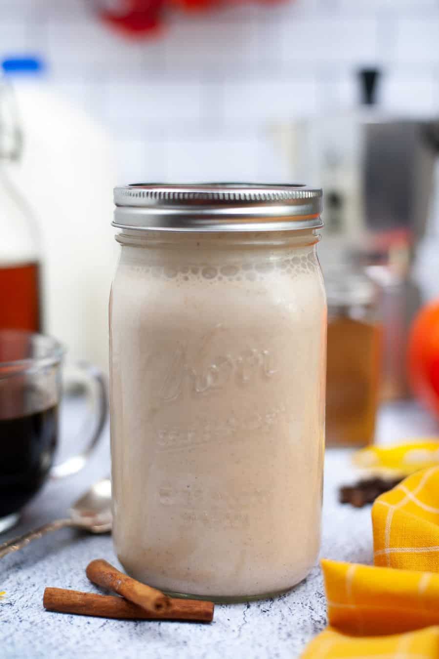 Vegan Pumpkin Spice Coffee Creamer