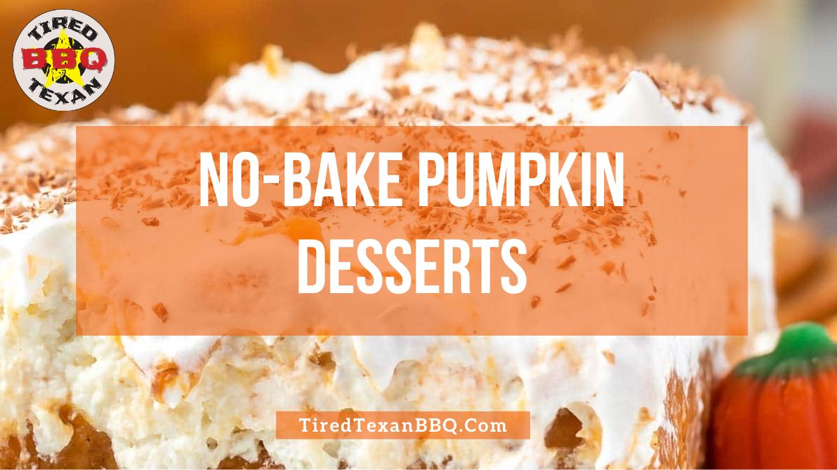 No Bake Pumpkin Desserts