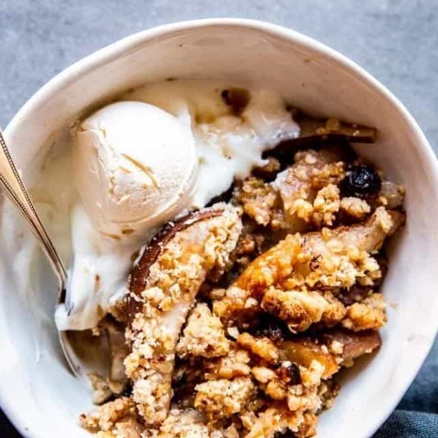 Spiced Pear Crisp