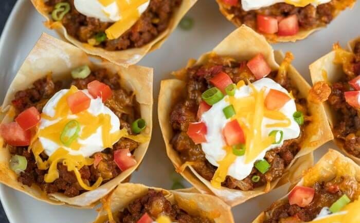 Wonton Taco Cups (3)
