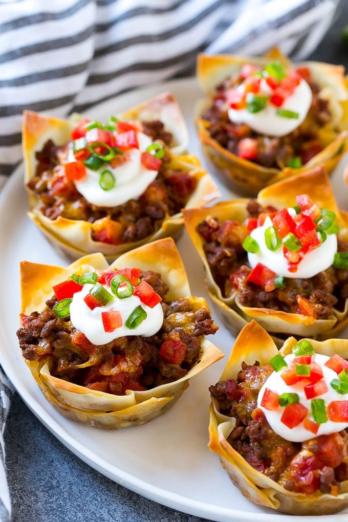 Wonton Taco Cups (4)